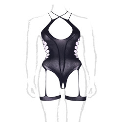 Shade by Le Désir Body avec Porte-Jarretelles Grande Taille Shade Metis Noir